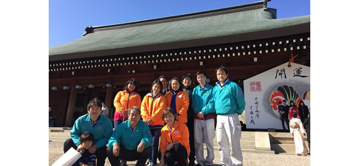奈良県橿原神にて・福祉の日ボランティア活動