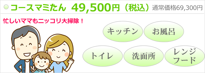 キッチン、お風呂、トイレ、洗面所、レンジフードのセット